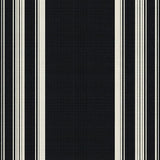 Elegant Modern Monochrome Stripes(Black)