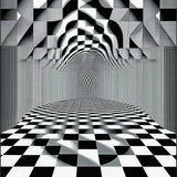 Bold Graphic Monochrome Design Element(Black)