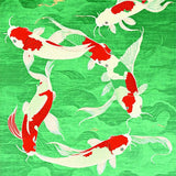 Charming Nautical Fish Motif(Green)