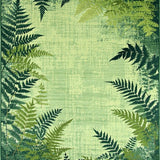 Charming Plush Circular Texture(Green)