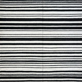 Ultra Soft Area Rug, Non Slip, Stain Resistant, Washable Area Rugs for Living Room, Bedroom, Black and White Striped Rug(Black)