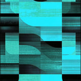 Contemporary Flowing Line Artwork(Blue)