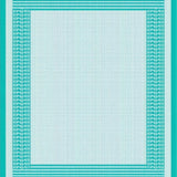 Coastal Striped Seafoam Elegance(Blue)