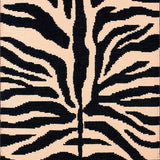 Ultra Soft Area Rug, Non Slip, Stain Resistant, Washable Area Rugs for Living Room, Bedroom, Modern Zebra Print Entryway Runner Rug Black Peach(Beige)