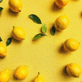 Ultra Soft Area Rug, Non Slip, Stain Resistant, Washable Area Rugs for Living Room, Bedroom, Vibrant Lemon Pattern Bathroom Non-Slip Rug(Yellow)