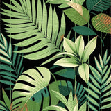 Elegant Leafy Botanical Motif(Green)