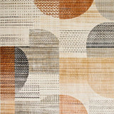 Ultra Soft Area Rug, Non Slip, Stain Resistant, Washable Area Rugs for Living Room, Bedroom, Stylish Neutral Animal Motif(Beige)