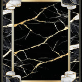 Artistic Black and Gold Fusion(Black)