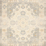 Ultra Soft Area Rug, Non Slip, Stain Resistant, Washable Area Rugs for Living Room, Bedroom, Boho Inspired Beige Area With Abstract Medallion Motif For Deck Patio(Beige)