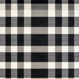 Elegant Monochrome Patterned Runner(Black)