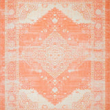 Ultra Soft Area Rug, Non Slip, Stain Resistant, Washable Area Rugs for Living Room, Bedroom, Refined Geometric Terracotta Palette(Orange)
