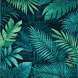 Artistic Earthy Medallion Layout(Blue)