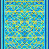 Dynamic Abstract Lattice Composition(Blue)