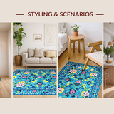 Lovely Pastel Flower Accents(Blue)