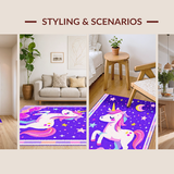 Dreamy Rainbow Swirl Artistry(Purple)