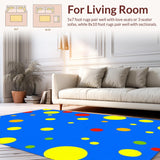 Bright Blue Alphabetic Playmat(Blue)