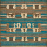 Ultra Soft Area Rug, Non Slip, Stain Resistant, Washable Area Rugs for Living Room, Bedroom, Charming Western Textured Pattern(Brown)