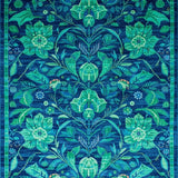 Vibrant Circular Textured Motif(Blue)