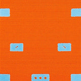 Ultra Soft Area Rug, Non Slip, Stain Resistant, Washable Area Rugs for Living Room, Bedroom, Abstract Modern Geometric Aesthetic(Orange)