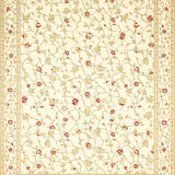 Ultra Soft Area Rug, Non Slip, Stain Resistant, Washable Area Rugs for Living Room, Bedroom, Delicate Vine Area in Muted Beige Palette(Beige)