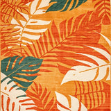 Ultra Soft Area Rug, Non Slip, Stain Resistant, Washable Area Rugs for Living Room, Bedroom, Quirky Colorful Retro Vibes(Orange)