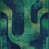 Ultra Soft Area Rug, Non Slip, Stain Resistant, Washable Area Rugs for Living Room, Bedroom, Aquatic Tentacle Masterpiece Rug With Artistic Whimsical Pattern(Blue)