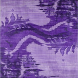 Ultra Soft Area Rug, Non Slip, Stain Resistant, Washable Area Rugs for Living Room, Bedroom, Trendy Plush Watercolor Design(Purple)