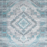 Artful Low Pile Gray Vintage Charm(Gray)