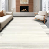 Ultra Soft Area Rug, Non Slip, Stain Resistant, Washable Area Rugs for Living Room, Bedroom, Serene Earth Tones Cozy Feel(Beige)