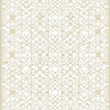 Ultra Soft Area Rug, Non Slip, Stain Resistant, Washable Area Rugs for Living Room, Bedroom, Chic Diamond Patterned Aesthetic(Gold)