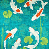 Artistic Nature Themed Indoor Mat(Blue)