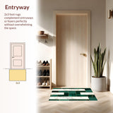 Striking Modern Trellis Design(Green)