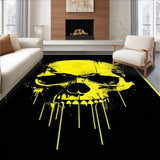 Ultra Soft Area Rug, Non Slip, Stain Resistant, Washable Area Rugs for Living Room, Bedroom, Vibrant Youthful Graphic Design(Yellow)