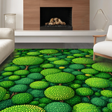 Charming Botanical Patterned Accent(Green)