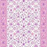 Ultra Soft Area Rug, Non Slip, Stain Resistant, Washable Area Rugs for Living Room, Bedroom, Enchanting Princess-Themed Artwork(White)