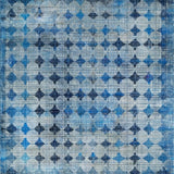 Ultra Soft Area Rug, Non Slip, Stain Resistant, Washable Area Rugs for Living Room, Bedroom, Artistic Bow Carpet(Blue)