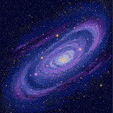 Ultra Soft Area Rug, Non Slip, Stain Resistant, Washable Area Rugs for Living Room, Bedroom, Dazzling Intergalactic Visual Harmony(Blue)