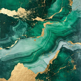 Striking Black and Green Motif(Green)