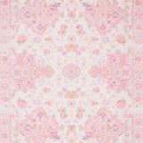 Ultra Soft Area Rug, Non Slip, Stain Resistant, Washable Area Rugs for Living Room, Bedroom, Whimsical Fuzzy Round Aesthetic Charm(Pink)