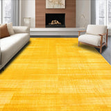 Ultra Soft Area Rug, Non Slip, Stain Resistant, Washable Area Rugs for Living Room, Bedroom, Transitional Soft Textured Appeal(Yellow)