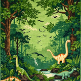 Engaging Fantasy Wilderness Illustration(Green)