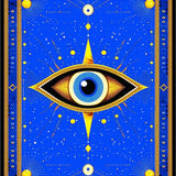 Elegant Gold Geometric Entrance(Blue)