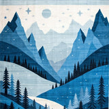 Dreamy Light Blue Rustic Appeal(Blue)