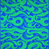 Lively Multi Hued Fluid Aesthetic(Blue)