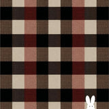 Ultra Soft Area Rug, Non Slip, Stain Resistant, Washable Area Rugs for Living Room, Bedroom, Playful Vintage Plaid Seasonal Touch(Brown)