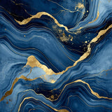 Elegant Abstract Wavy Design(Blue)
