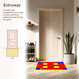 Engaging Cheerful Hopscotch Theme(Red)