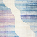Ultra Soft Area Rug, Non Slip, Stain Resistant, Washable Area Rugs for Living Room, Bedroom, Coquette Bow Accent Rug Featuring Wavy Scallop Outline And Soft Gradient Design(White)