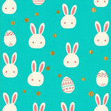 Cheerful Springtime Bunny Tail Design(Blue)