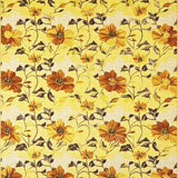 Ultra Soft Area Rug, Non Slip, Stain Resistant, Washable Area Rugs for Living Room, Bedroom, Elegant Yellow Botanical Motif(Yellow)